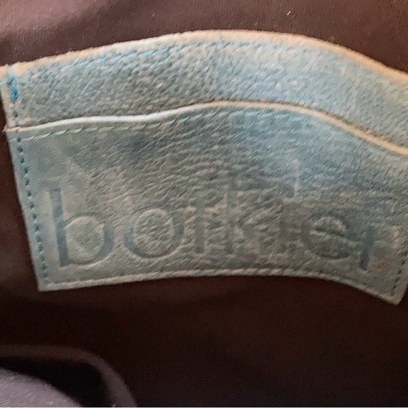 Botkier Blue / Teal Leather Logan Crossbody Bag - Picture 8 of 9